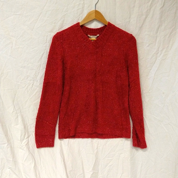 French Laundry Sweaters - French Laundry • red soft sparkling sweater